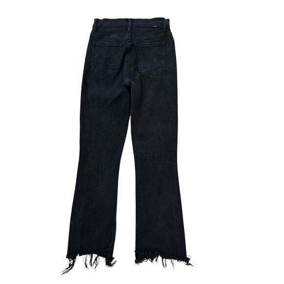 Mother Jeans The Insider Crop Two Step Fray Raw Asymmetrical Hem Not Guilty 25 - Picture 10 of 16